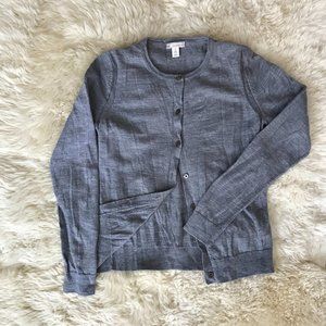 Gap silver/grey cardigan, 100% merino wool